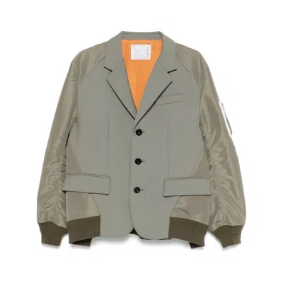 Sacai Jackets In Green