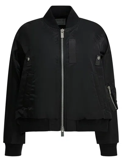 Sacai Jackets & Coats In Black