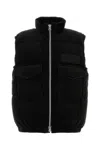 Sacai Corduroy Vest Jacket In Black