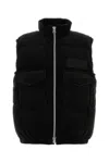 Sacai Corduroy Vest Jacket In Black