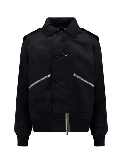 Sacai Jackets In Black