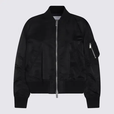 Sacai Jackets Blacks And Greys