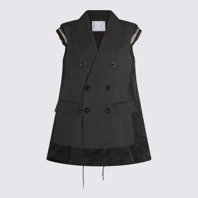 SACAI JACKETS GRAY
