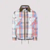 Sacai Check-pattern Zip-up Bomber Jacket