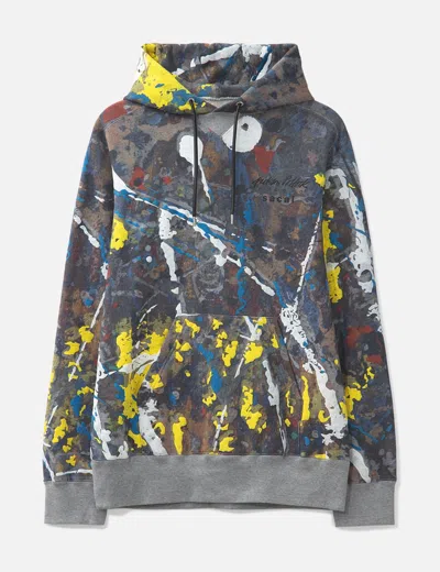 Sacai Jackson Pollock Hoodie In Multi