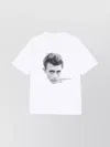 Sacai James Dean Graphic Logo T-shirt In White