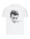 Sacai James Dean Graphic Logo T-shirt In White 101
