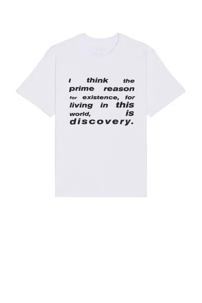 Sacai James Dean T-shirt In White