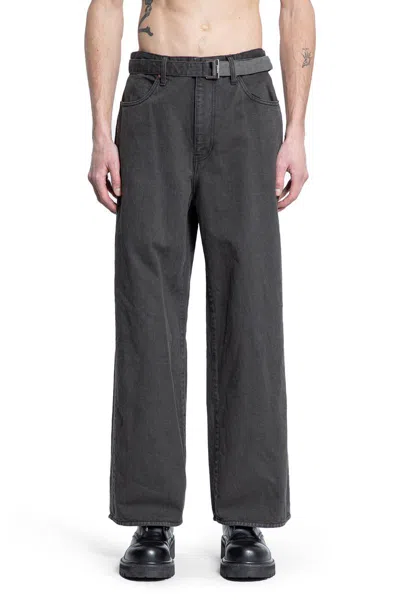 Sacai Jeans In Black