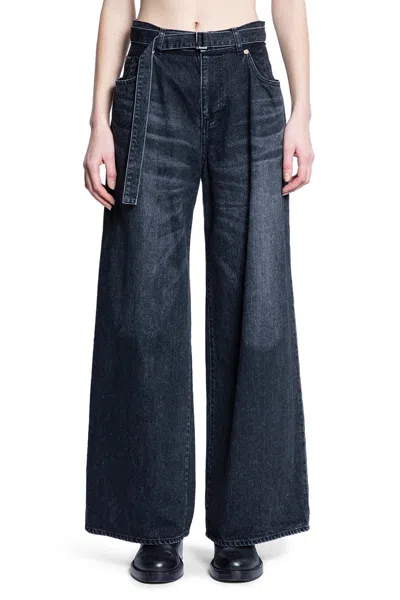 Sacai Jeans In Blue