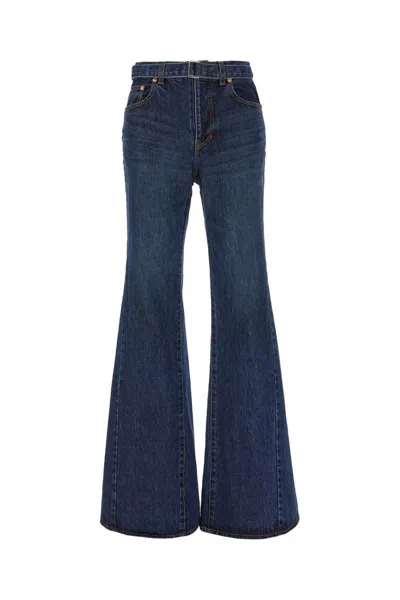Sacai Jeans In Blue