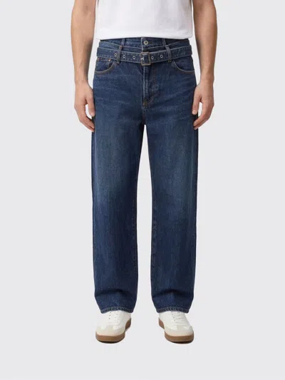 Sacai Jeans  Men Color Blue