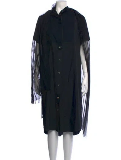 Pre-owned Sacai Knee-length Dress In Black