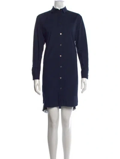 Pre-owned Sacai Knee-length Dress In Blue