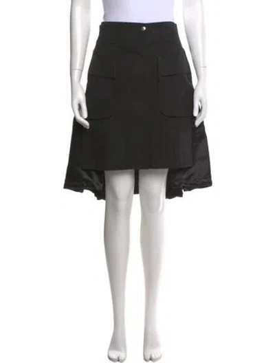 Pre-owned Sacai Knee-length Skirt In Black