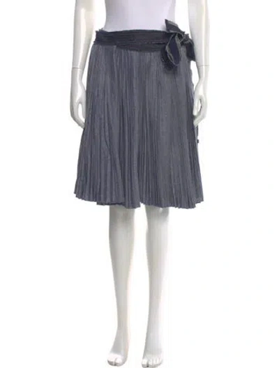 Pre-owned Sacai Knee-length Skirt In Blue