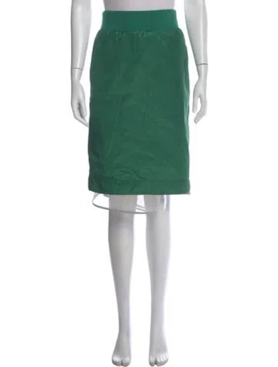 Pre-owned Sacai Knee-length Skirt In Green