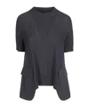 Sacai Knit Pullover In Gray