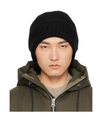 Sacai Knitting Hat In Black