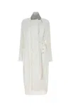 Sacai Single-breasted Belted Coat