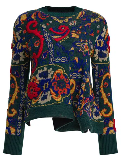 Sacai Knitwear In Green