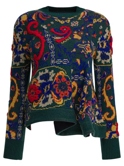 Sacai Knitwear Green