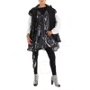 Sacai Ladies Layered Blazer Vest With Sequined Dress In Beige