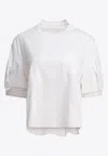 Sacai Layered Crewneck T-shirt In White