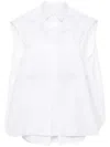 Sacai Layered-design Blouse In White
