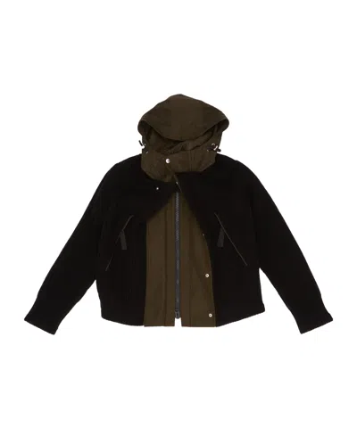 Sacai Layered Jacket In Multi