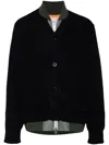 Sacai Layered Jacket In Blue