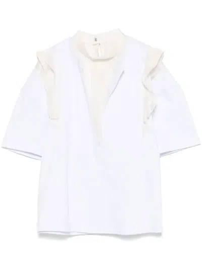 Sacai Layered T-shirt In White