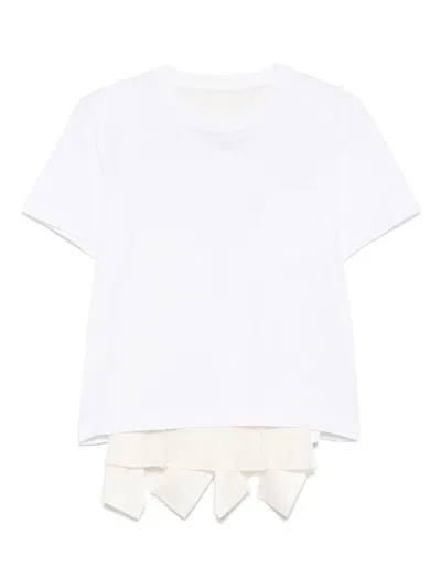 Sacai Layered T-shirt In White