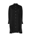 SACAI LAYERED ZIP-DETAIL SHIRT DRESS