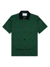 Sacai Leaf-print Shirt In Green