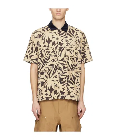 SACAI LEAF PRINTED SHIRT