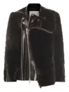 Sacai Jackets Blacks And Greys In Black
