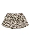 Sacai Kurze Shorts Mit Leoparden-print In Nude