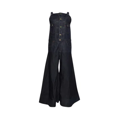 Pre-owned Sacai Levi's Denim Jumpsuit 'indigo' | Blue | Women's Size 1