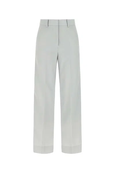 Sacai Light Grey Polyester Blend Pant In 376