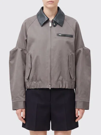 Sacai Lightweight Cotton Jacket In Gray