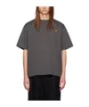 Sacai Jersey T-shirt In Black