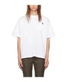 Sacai T-shirt With Embroidered Logo In White
