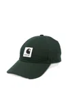 Sacai Carhartt Wip Duck Canvas Baseball Cap In Green