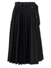 SACAI SACAI LONG PLEATED SKIRT