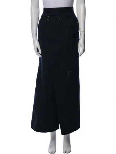 Pre-owned Sacai Long Skirt In Black