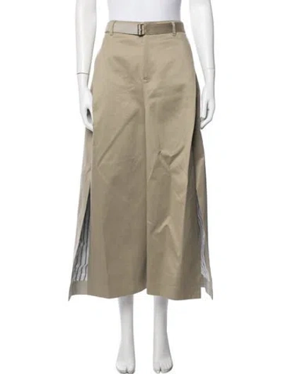 Pre-owned Sacai Long Skirt In Neutral