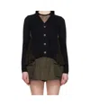 Sacai Long Sleeve Sweatshirt In Black