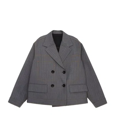 Sacai Long Sleeve Casual Jacket In Black