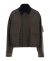 Sacai Full-zip Jacket In Black